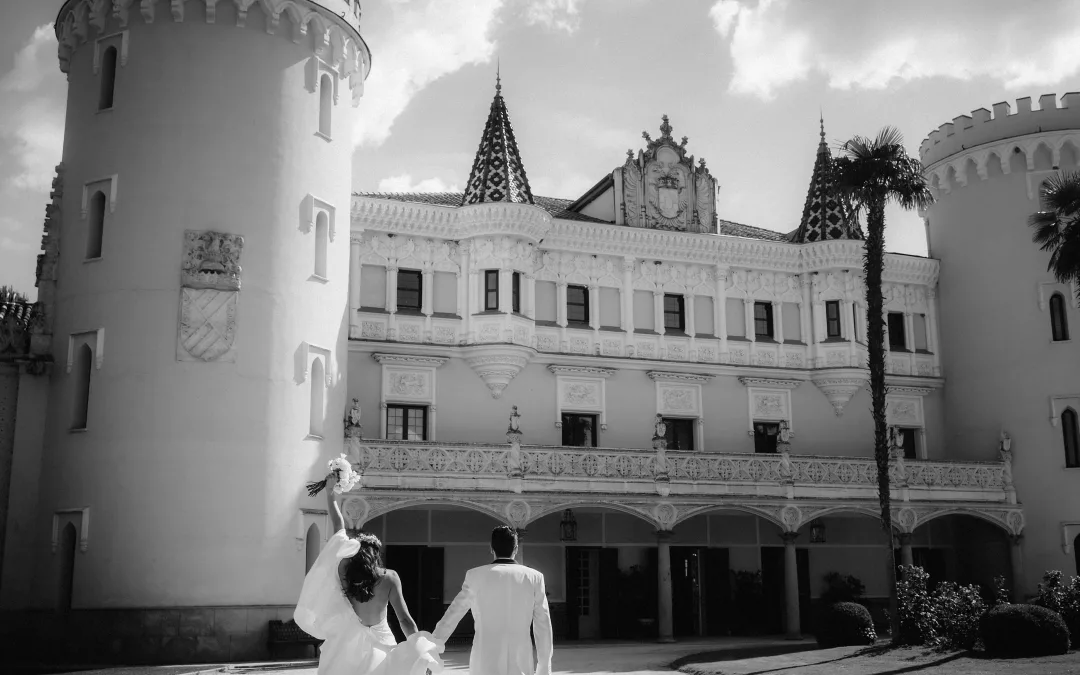 ‘Black & White’, una boda elegante, un amor en blanco y negro